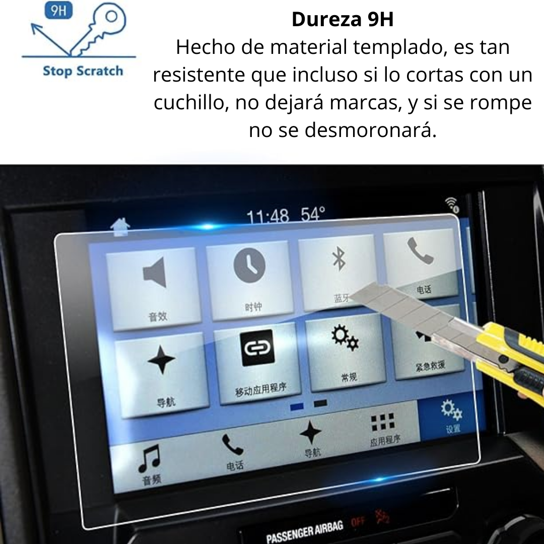 Protector Pantalla Ford F150 Cristal Templado 2017 - 2023