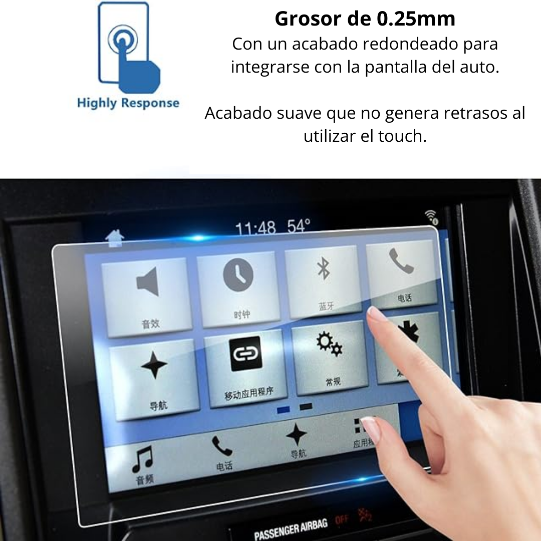 Protector Pantalla Ford F150 Cristal Templado 2017 - 2023
