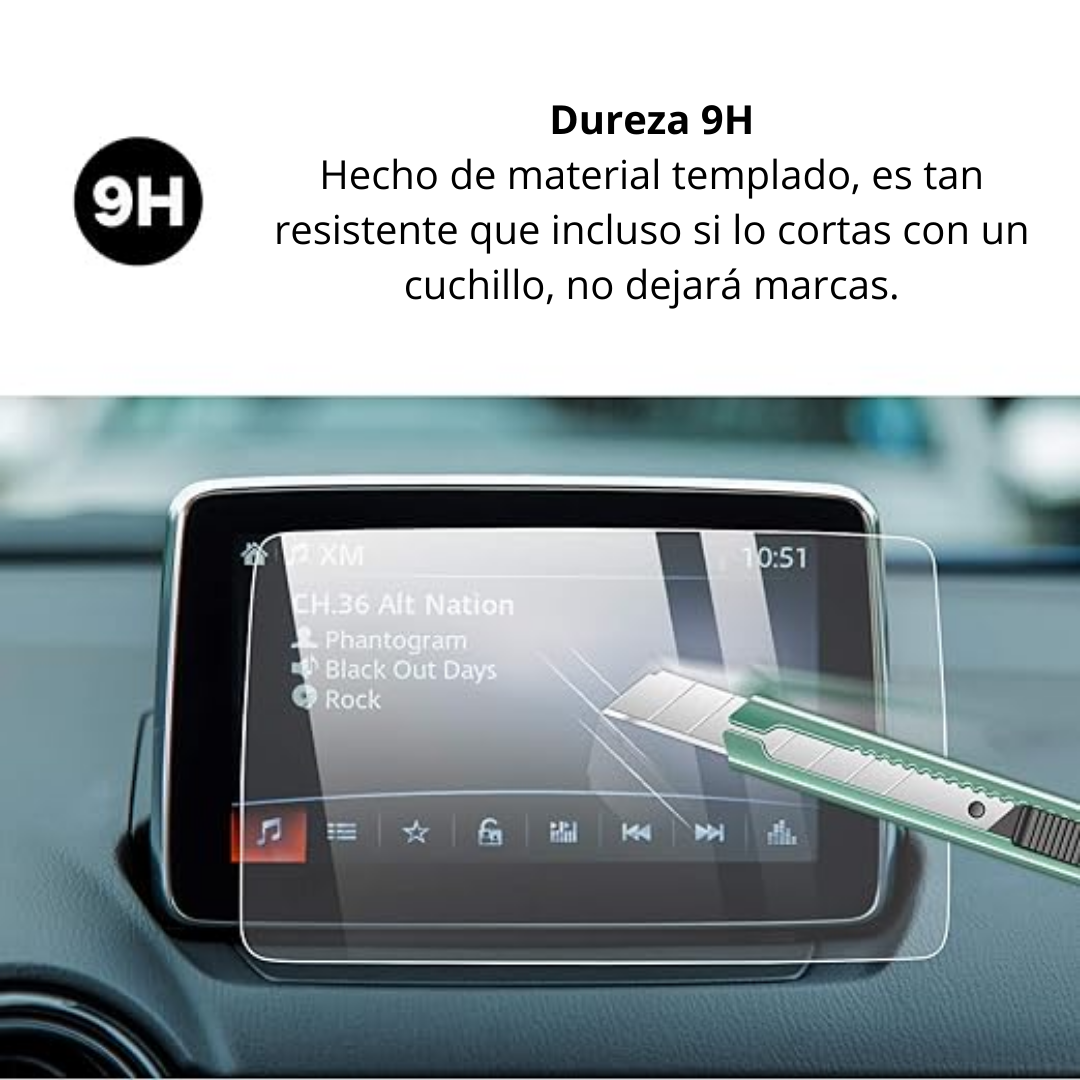 Protector Pantalla vidrio para Mazda 2 2016 - 2026