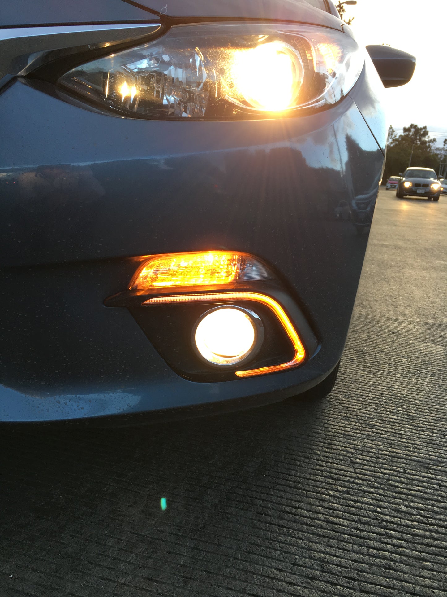 Biseles Led Drl Direccionales para Mazda 3 años 2014-2016