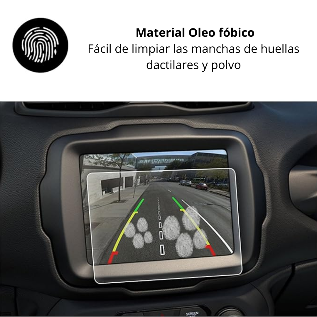 Protector Pantalla vidrio 8.4 JEEP Renegade 2021 al 2023