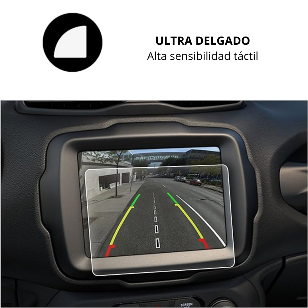 Protector Pantalla vidrio 8.4 JEEP Renegade 2021 al 2023