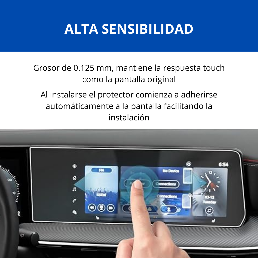 Protector pantalla para Nissan Kicks 2025