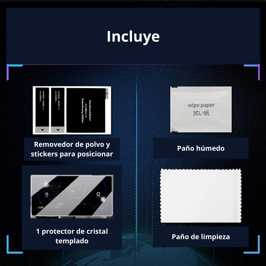 Protector de pantalla de vidrio Clúster Geely Cityray 2025