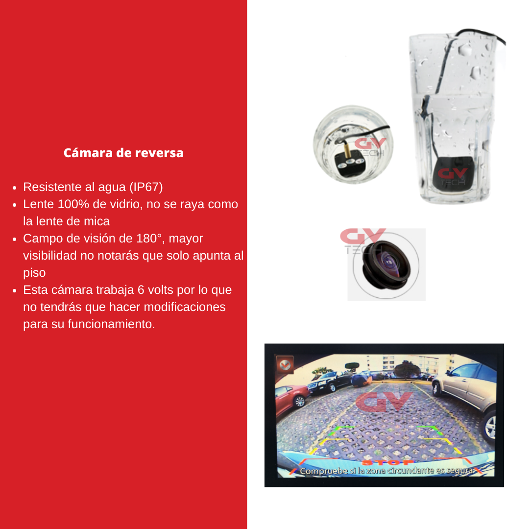 Cámara Reversa Toyota Yaris R 2016-2019