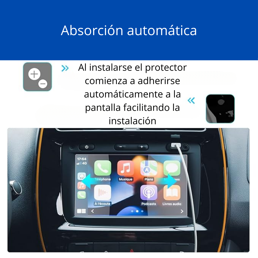 Protector Pantalla Nanofilm 7 Renault KWID 2019 al 2021
