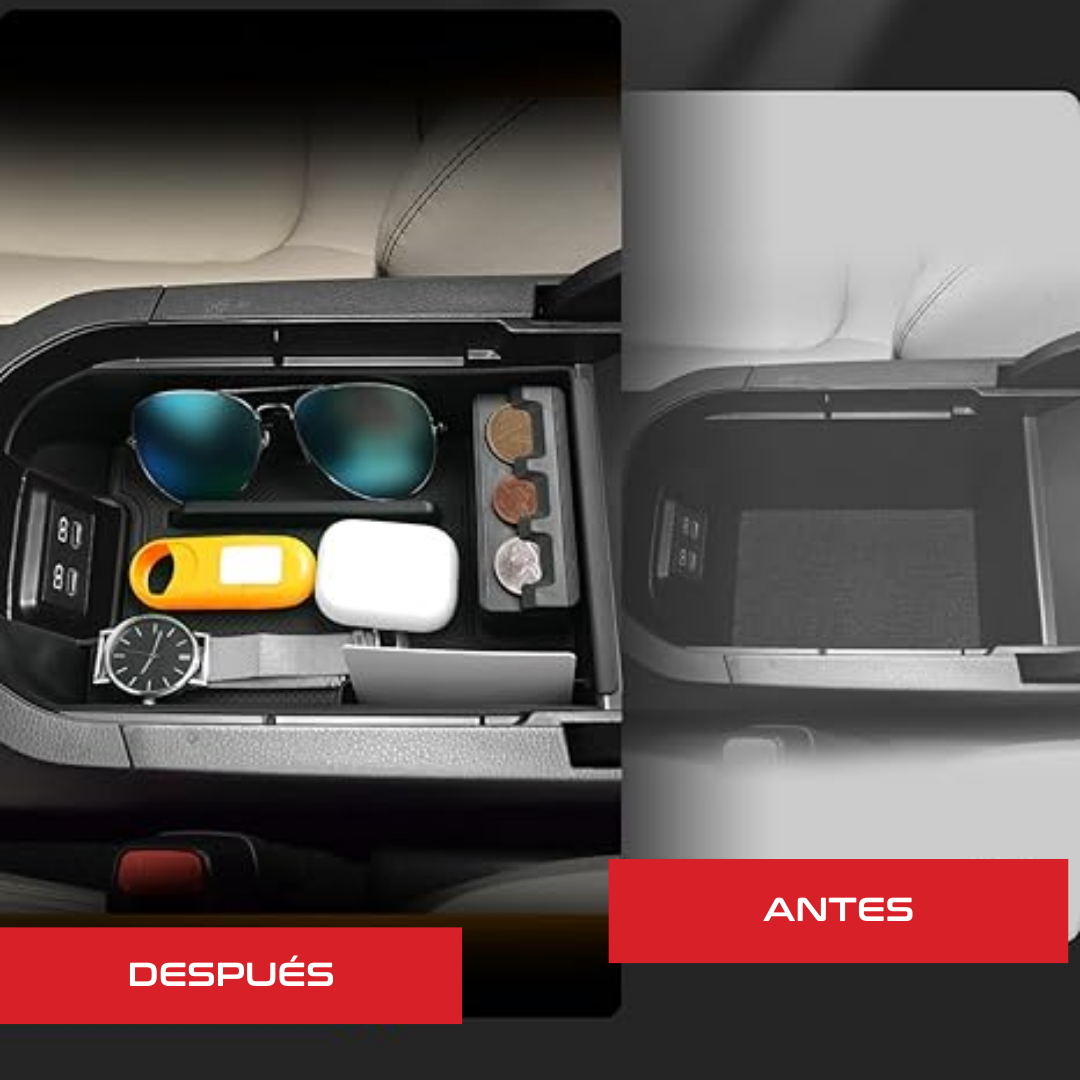 Organizador consola central Toyota RAV 4 (LE, XLE, XLE Premium, Limited) años 2019 2020 2021 2022 2023 2024 2025