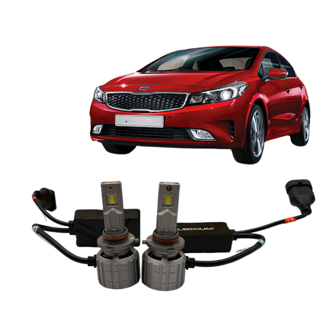 Leds para altas en KIA Forte 2014 al 2018