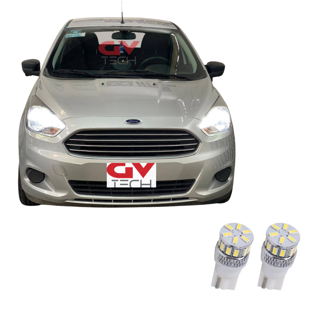 Hyperleds T10 3030 para Cuartos Delanteros Ford Figo 2015 - 2021