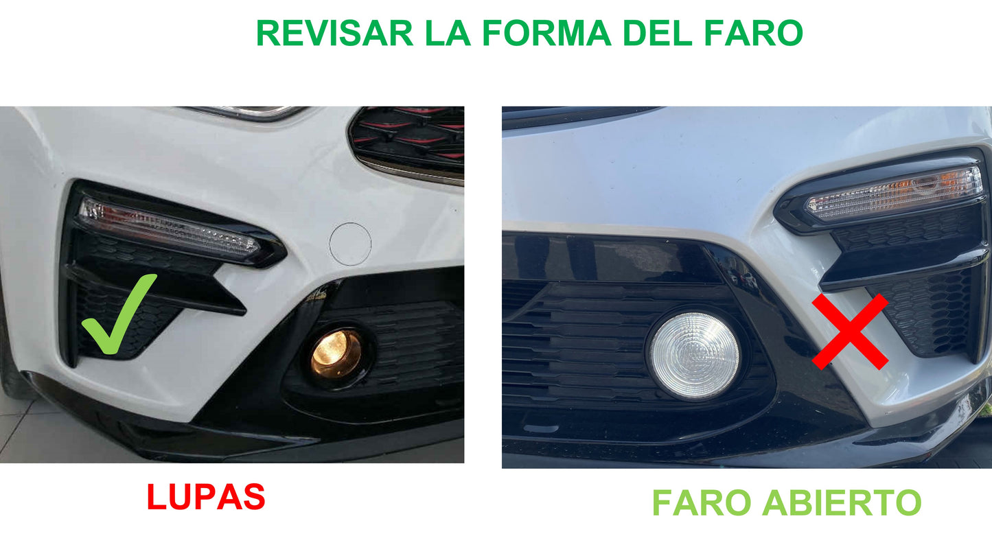 Led 9006 Nieblas/drl Kia Forte EX, EX PACK, S PACK Años 2019 Al 2021 Para Lupas