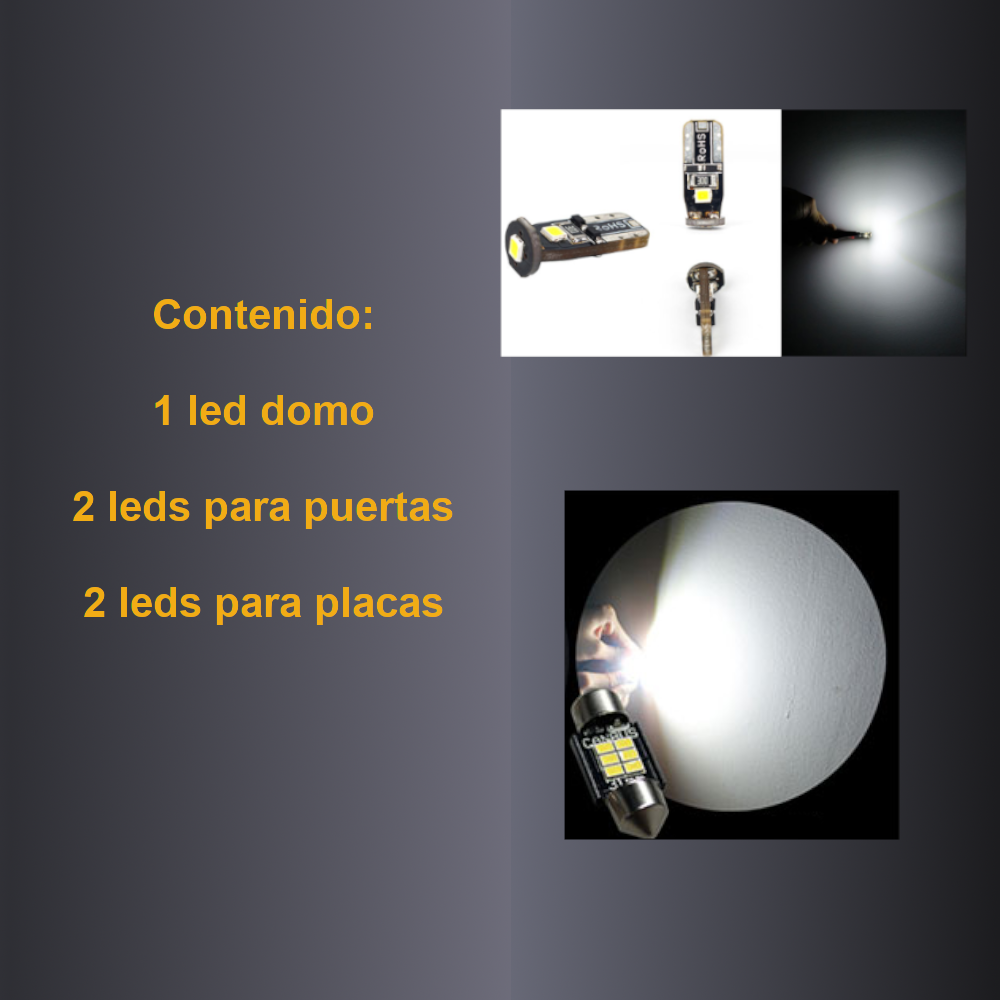 Kit Led De Interiores Nissan Np300 Frontier 2016 Al 2022