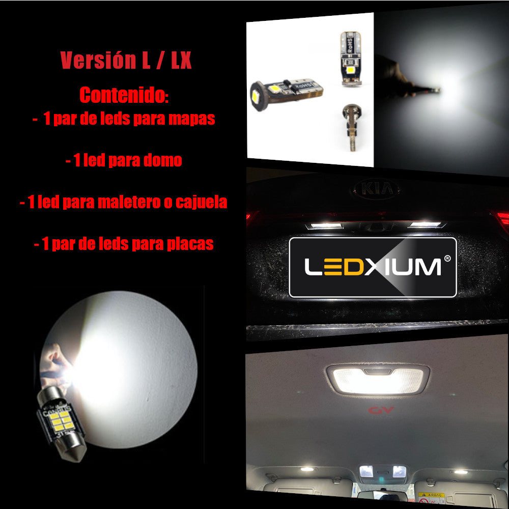 Led Premium Interiores Para Kia Forte 2019 al 2022