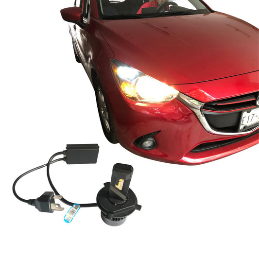 Led H4 Altas Y Bajas Para Luces Principales Mazda 2