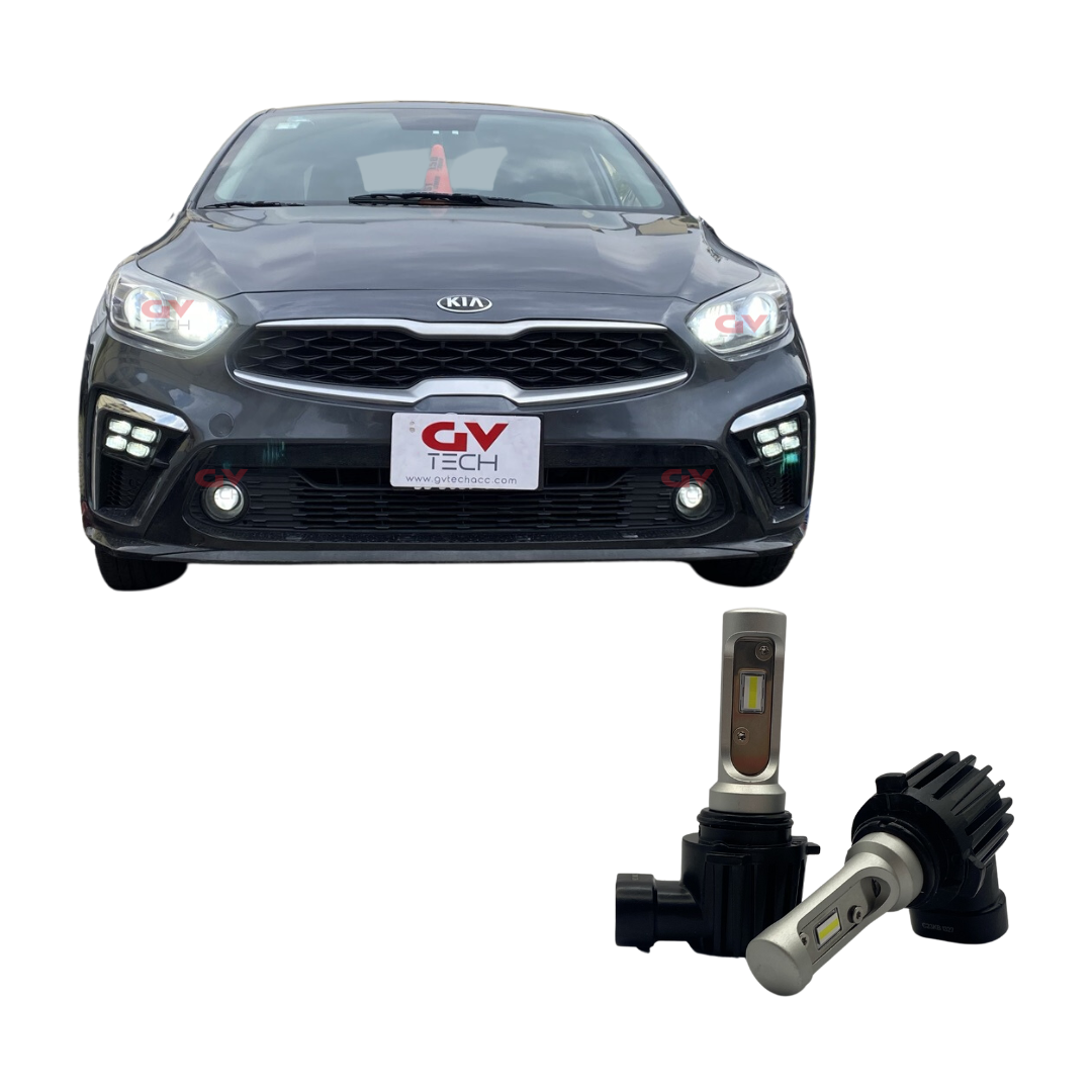 Led 9006 Nieblas/drl Kia Forte EX, EX PACK, S PACK Años 2019 Al 2021 Para Lupas