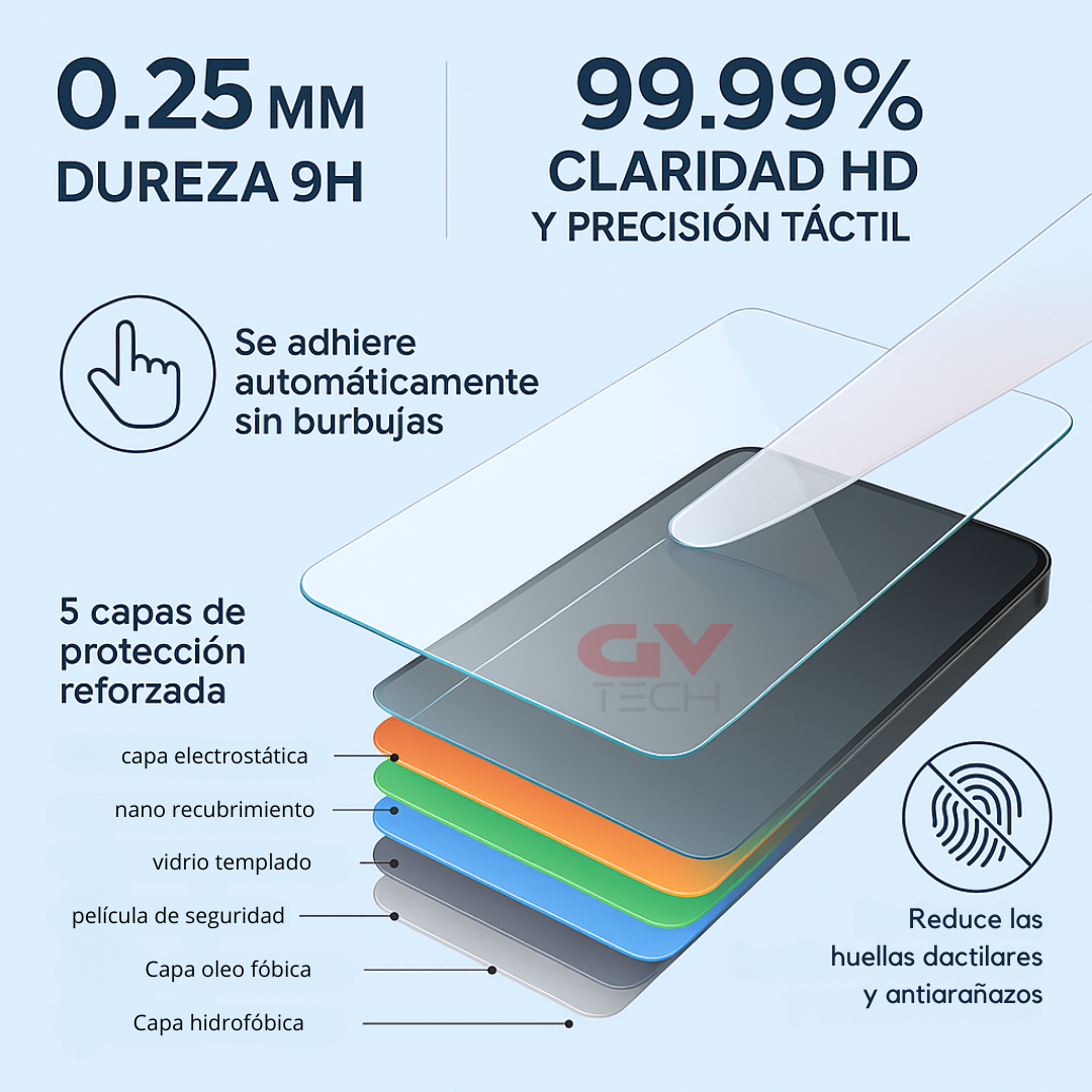 Protector Pantalla vidrio Chevrolet Tracker 2023 2024 2025