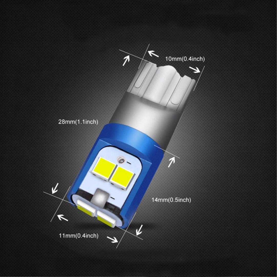 Hyperled T10 3030 para Cuartos Delanteros Chevrolet Onix LS/LT 2020 2023