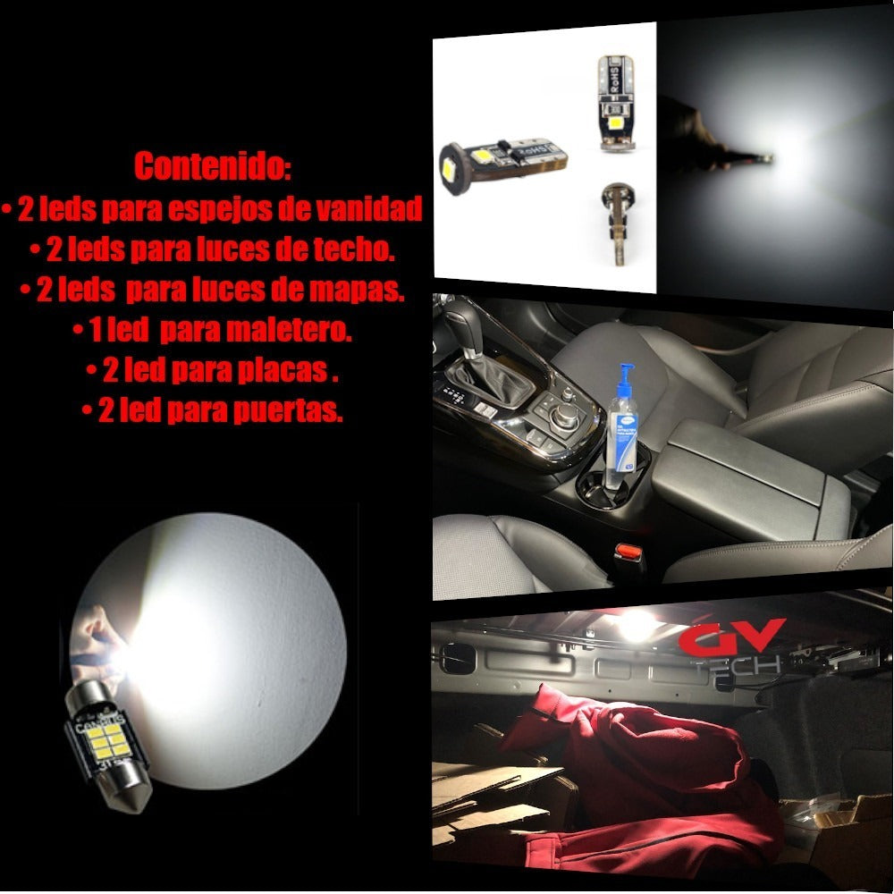 Leds Premium De Interiores Para Mazda Cx-9 años 2016 al 2020