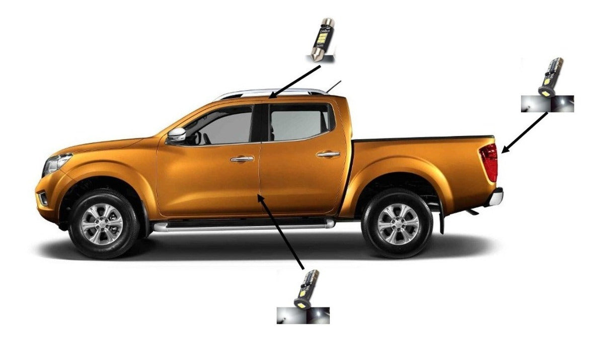 Kit Led De Interiores Nissan Np300 Frontier 2016 Al 2022