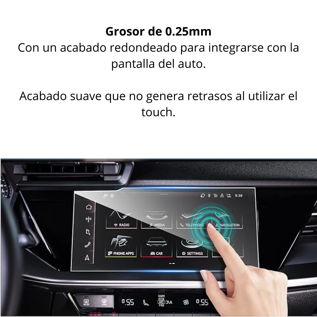 Protector Pantalla Audi A3 Cristal Templado 2022 2023 2024