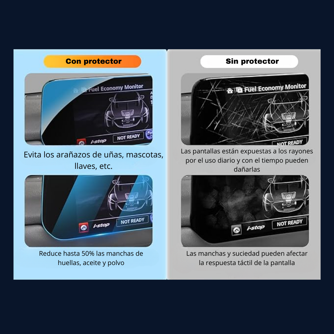 Protector Pantalla Cristal Templado Mazda CX5 2018 - 2021