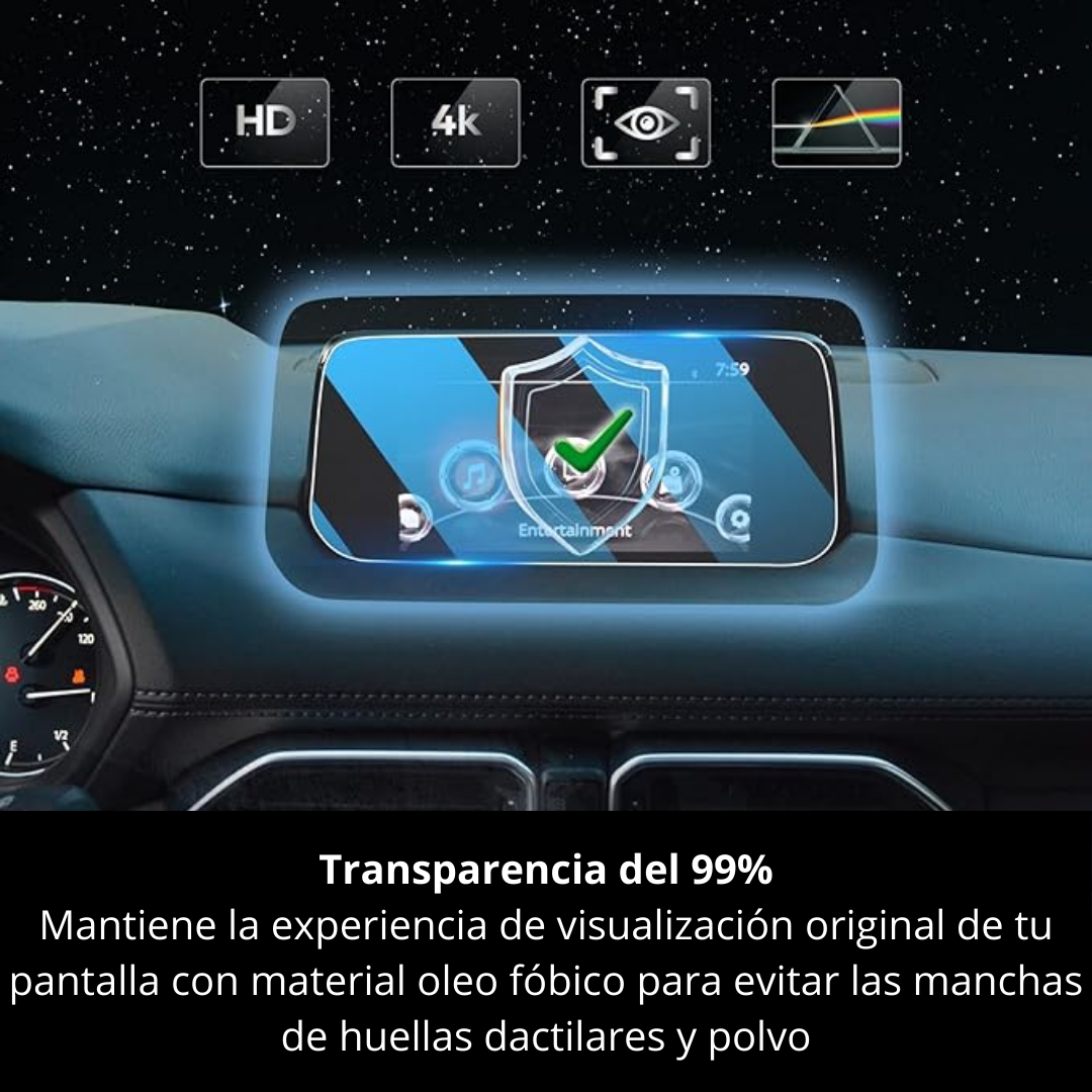 Protector Pantalla Cristal Templado Mazda CX5 2018 - 2021
