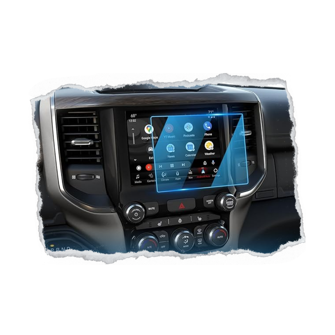 Protector Pantalla Cristal Ram Jeep Chrysler 2013-2023