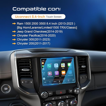 Protector Pantalla Cristal Ram Jeep Chrysler 2013-2023