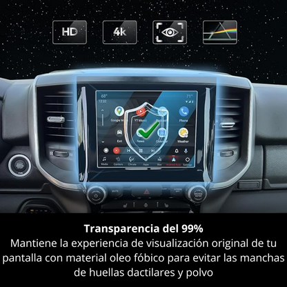 Protector Pantalla Cristal Ram Jeep Chrysler 2013-2023
