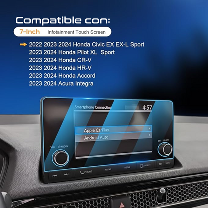 Protector Pantalla vidrio para Honda CRV Civic HRV 2023 2024