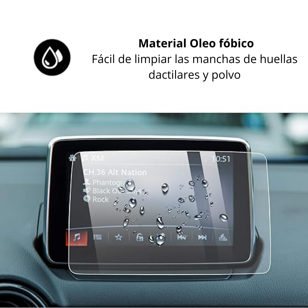 Protector Pantalla vidrio para Mazda 2 3 Cx3 Mx5 2014 a 2023