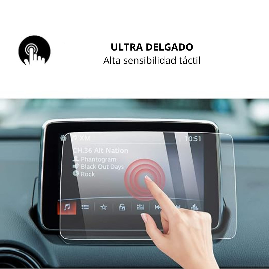 Protector Pantalla vidrio para Mazda 2 3 Cx3 Mx5 2014 a 2023