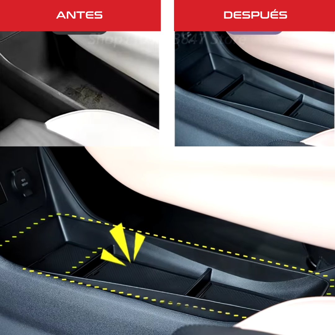 Organizador central inferior para BYD Dolphin Mini 2023 2024 2025