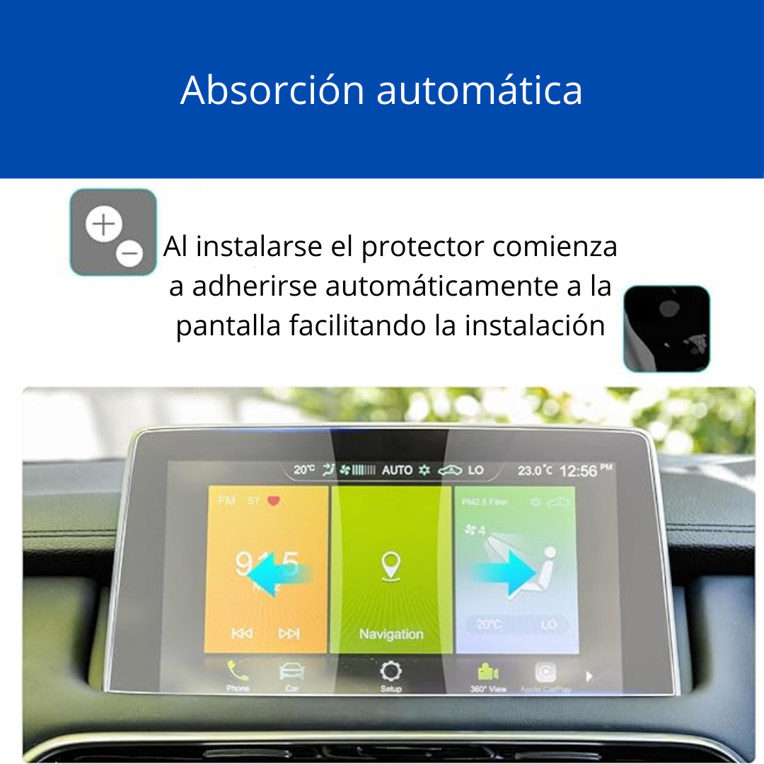 Protector Pantalla vidrio para MG HS 10.1 años 2022 al 2024