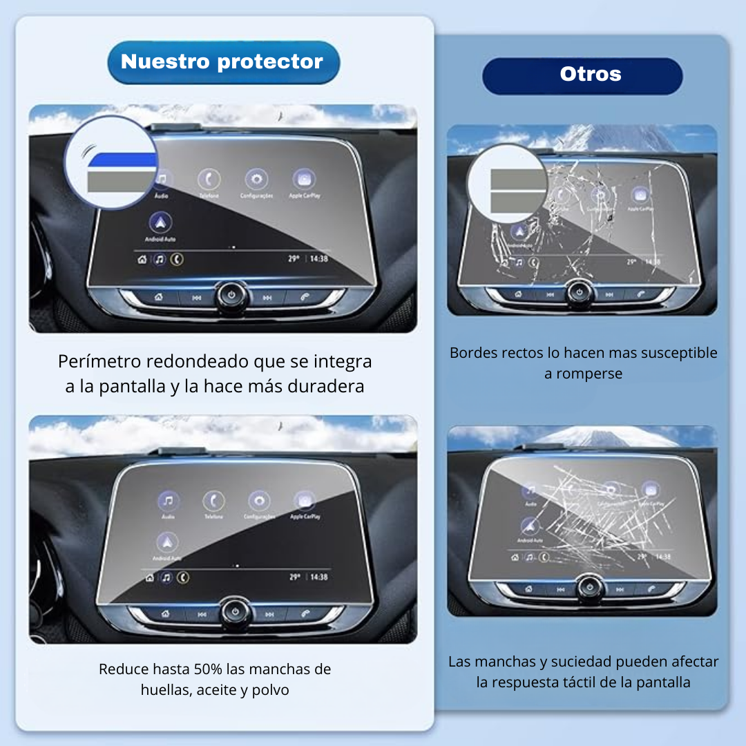 Protector Pantalla vidrio 7 CHV Tracker Onix 2019 al 2021