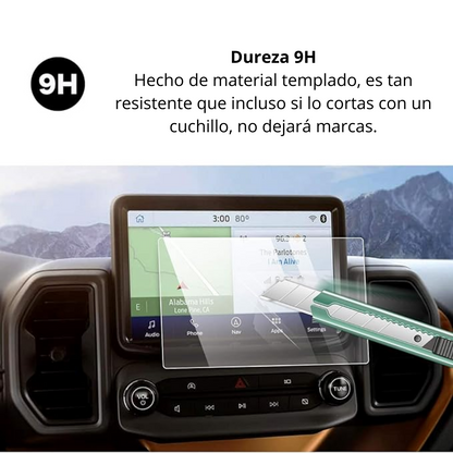 Protector Pantalla vidrio 8 Ford Bronco Sport 2021 al 2024