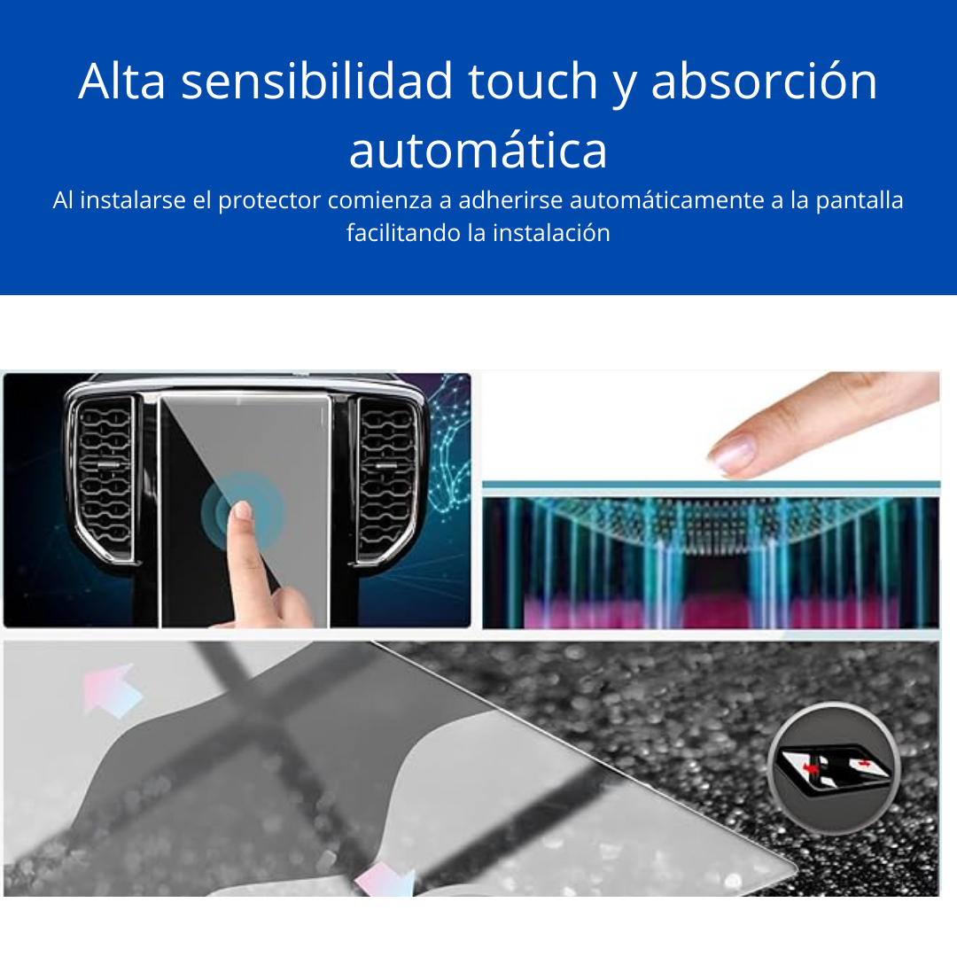 Protector Pantalla vidrio 10.1 Ford Ranger 2023 al 2024