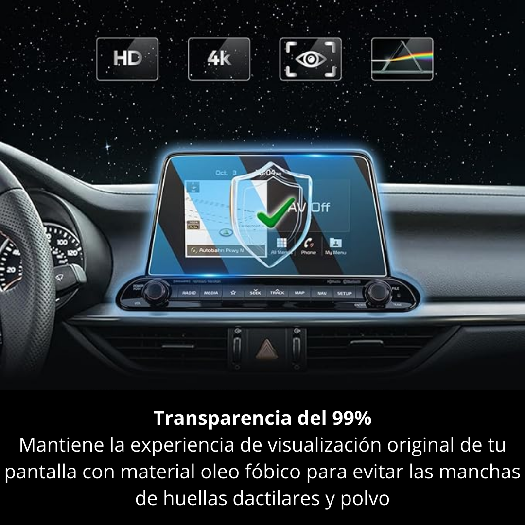 Protector Pantalla vidrio 8 Kia Forte 2021 al 2024