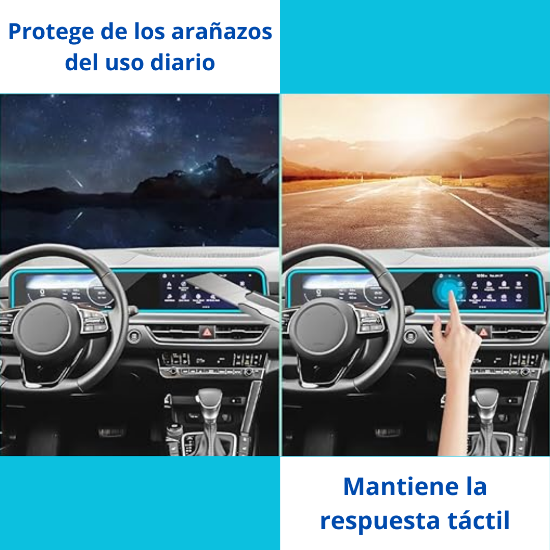 Protector Pantalla nanofilm 12.3 Kia Seltos 2023 al 2024