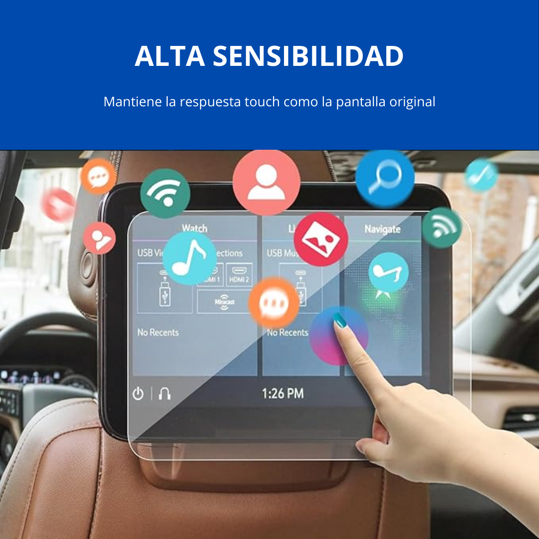 Protector vidrio pantalla pasajero Chevrolet Tahoe, Suburban 2022 2025
