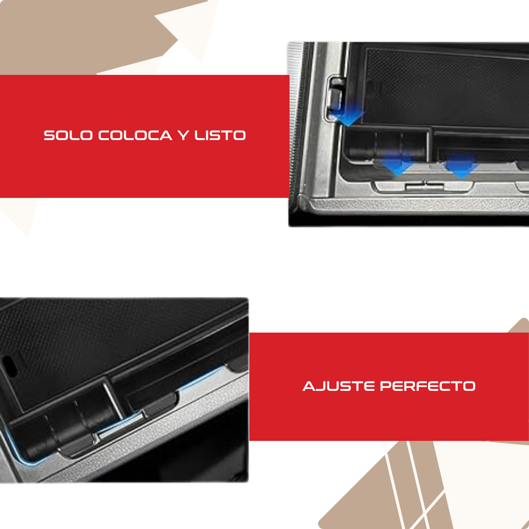 Organizador Reposabrazos Honda Civic años 2022 2023 2024