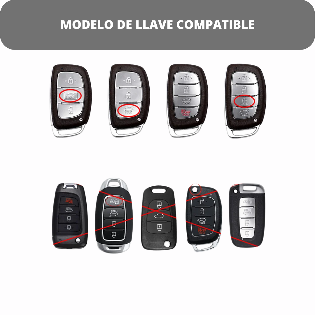 Funda Para Llave Hyundai Sonata Santa Fe Grand I10