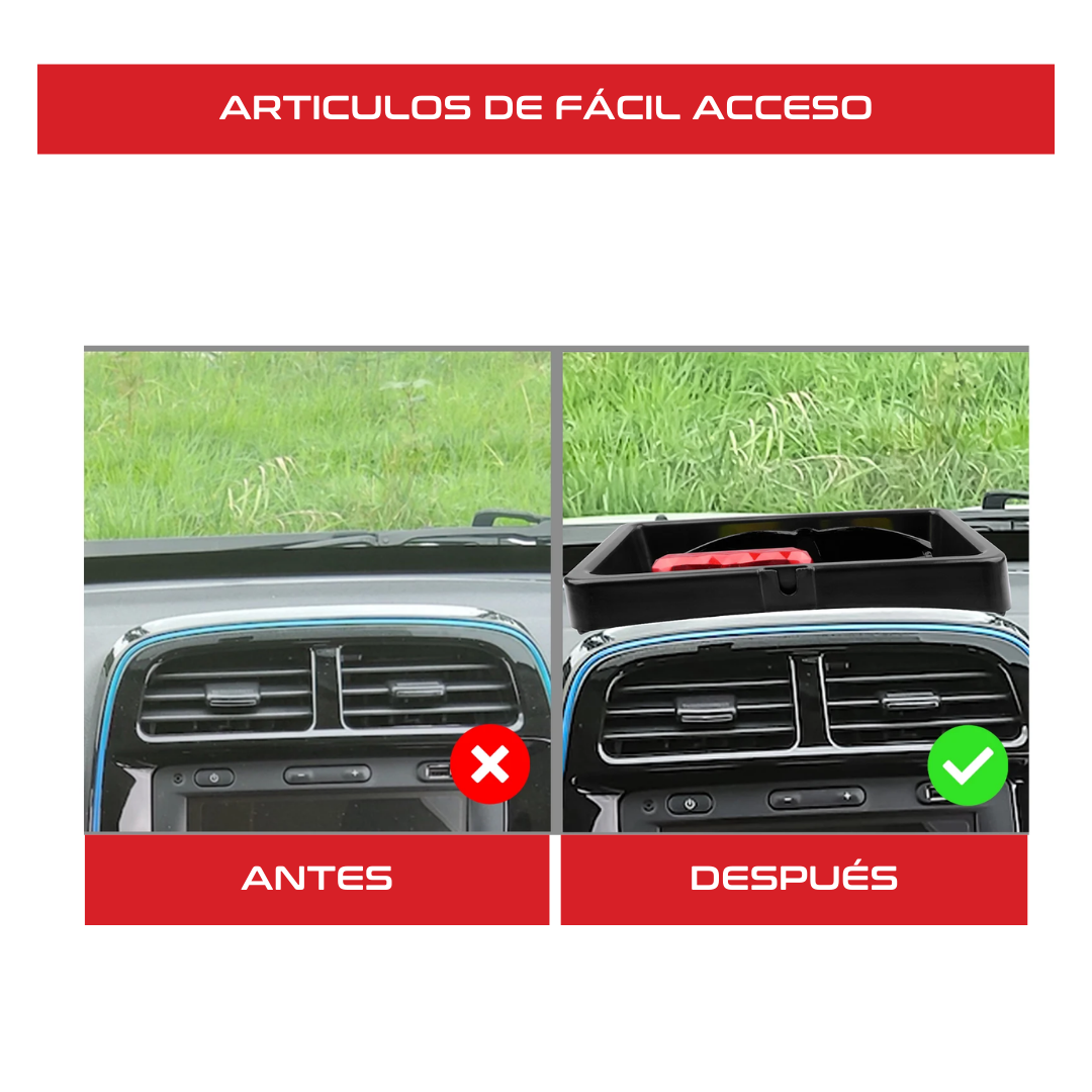 Organizador tablero Renault KWID años 2019 al 2024