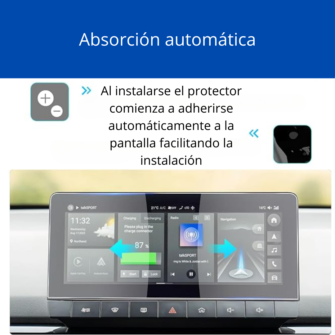 Protector Pantalla vidrio MG 4 2024