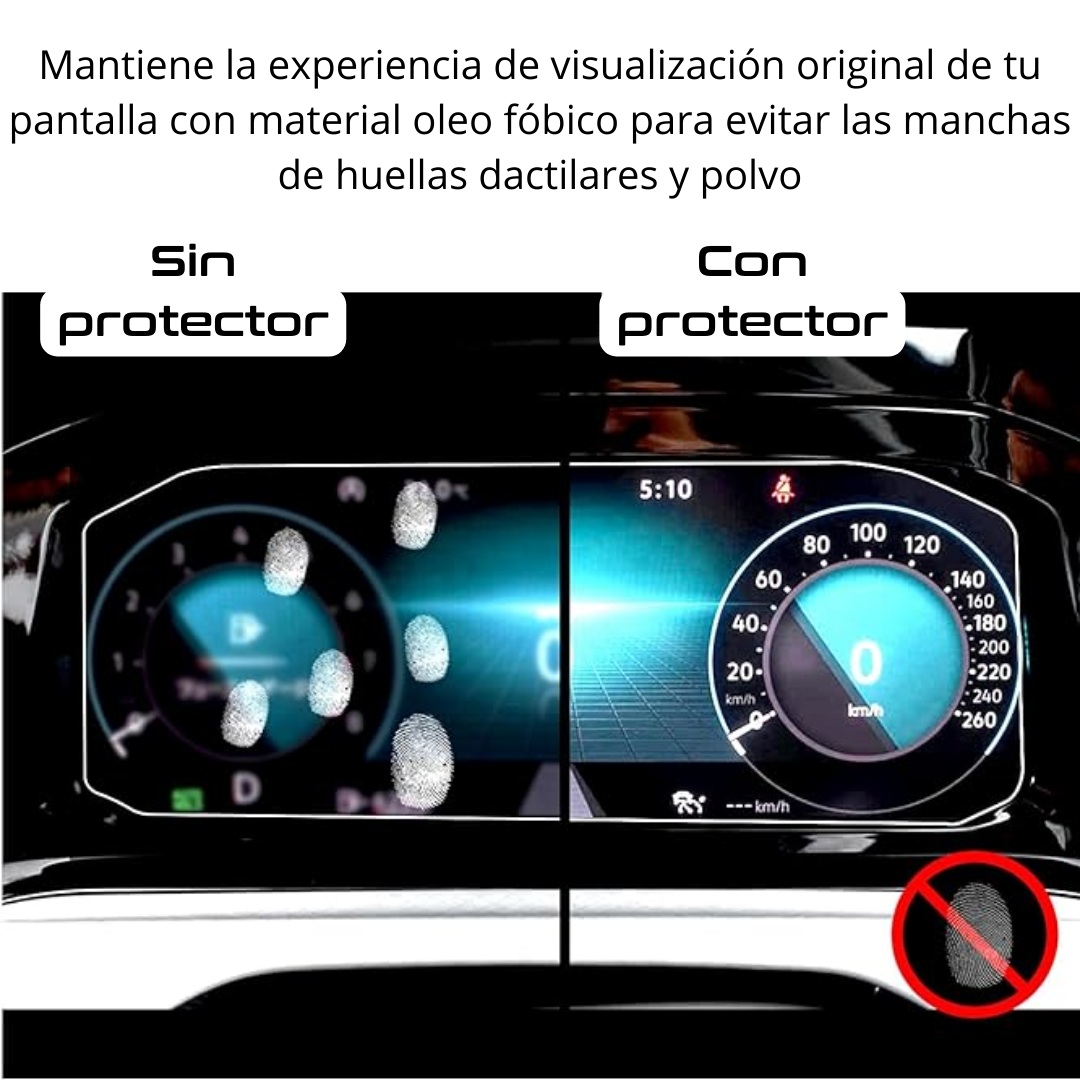 Protector cristal tacómetro clúster VW Taos Tiguan Nivus