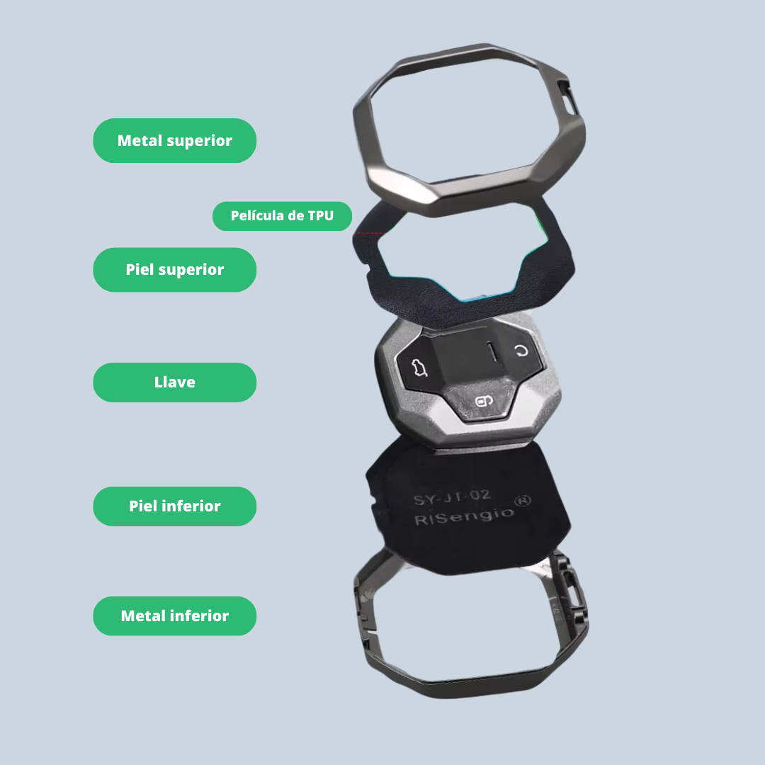 Funda de Llave Metálica Jetour T2 2023 2024 2025