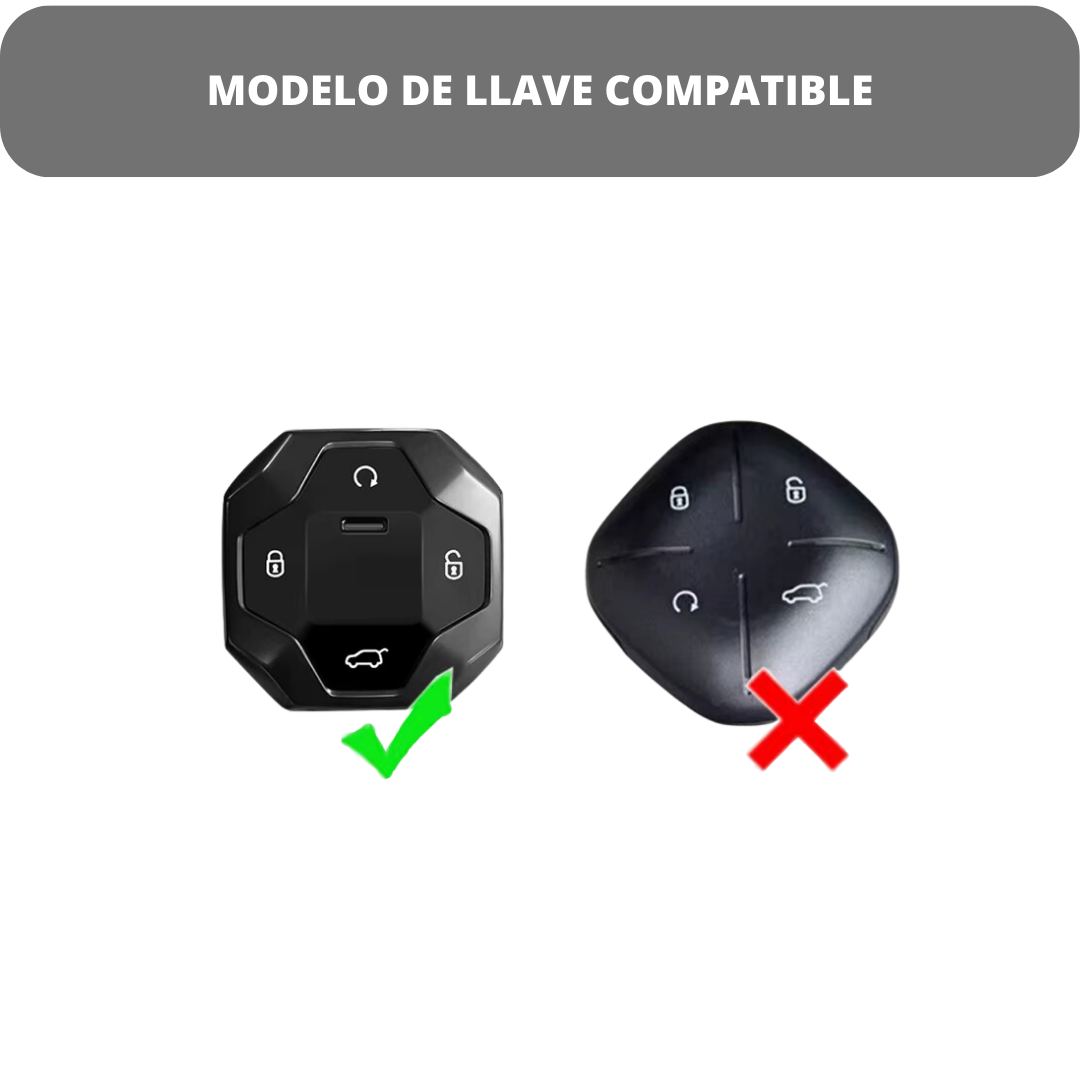 Funda de Llave Metálica Jetour T2 2023 2024 2025