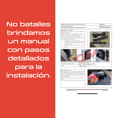 Kit biseles Hyundai Tucson 2022-2023 Tipo L