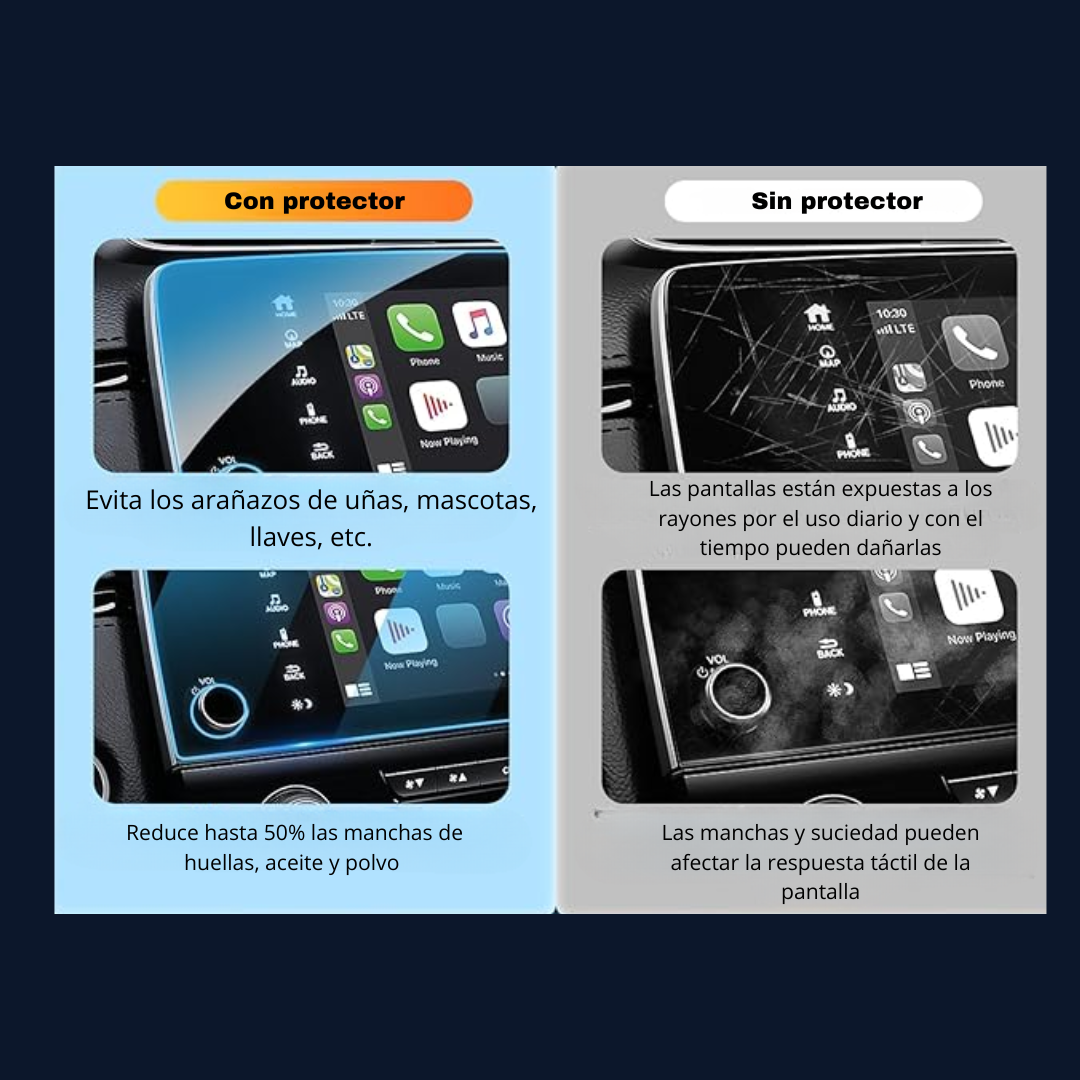 Protector Pantalla vidrio Honda CRV años 2017 a 2022
