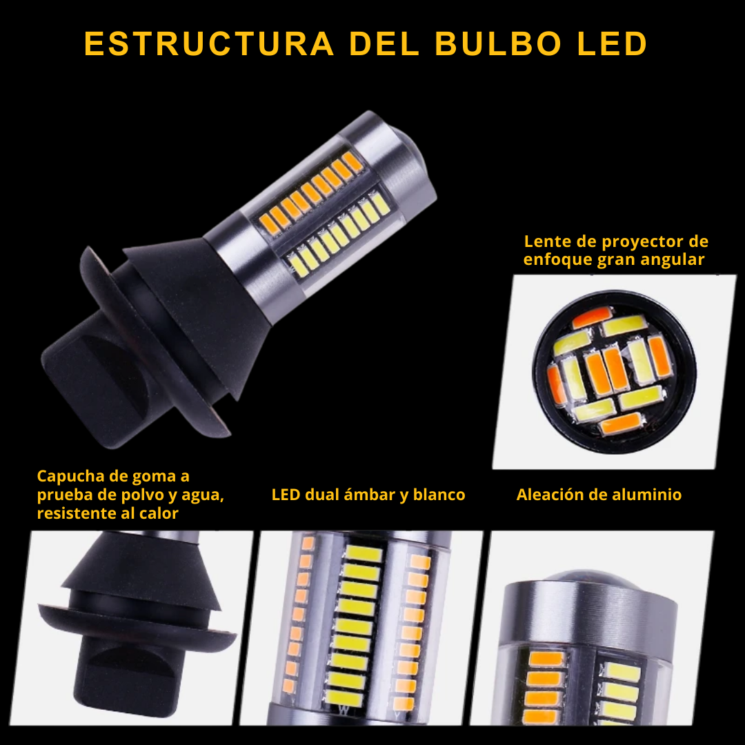 Leds Switchback (drl/direccional) Nissan Versa 2020 al 2023