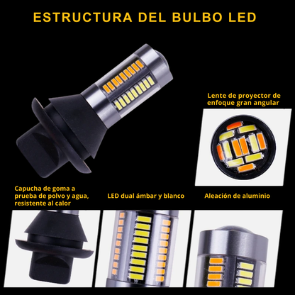 Leds Switchback (drl/direccional) Nissan Versa 2020 al 2023